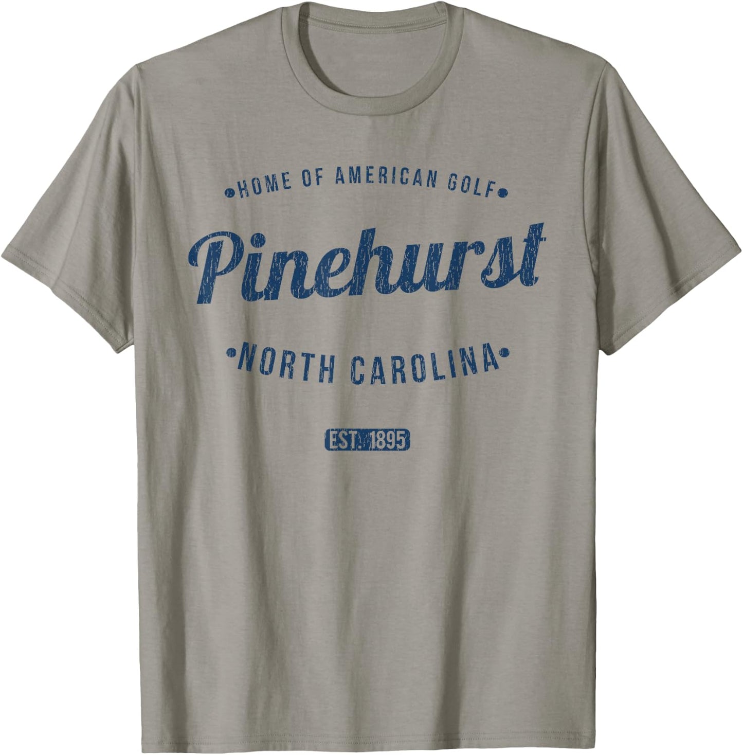 Pinehurst North Carolina Vintage Travel Souvenir Pinehurst T-Shirt - T-Shirt | Sand