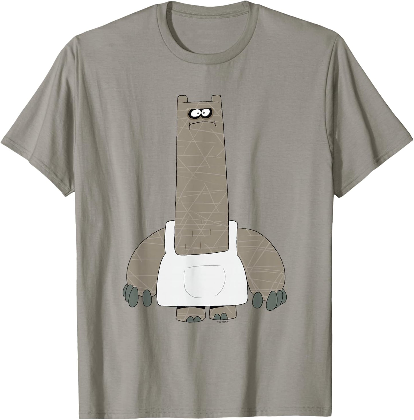 Chowder Shnitzel Angry Pose Full Body Shot T-Shirt - T-Shirt | Sand
