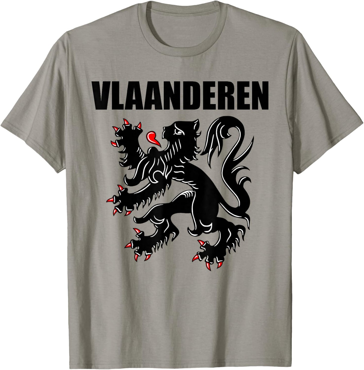 Flanders Belgium Flemish Lion Souvenir Vlaanderen Dutch T-Shirt - T-Shirt | Sand