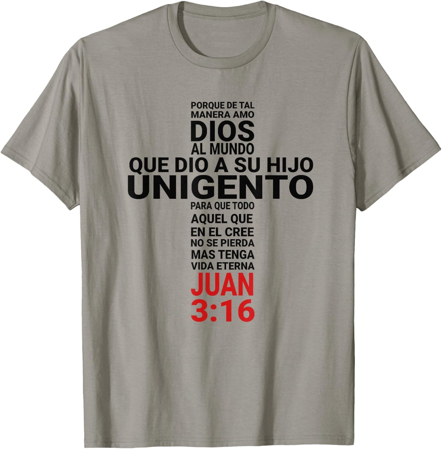 Playera Camisa Juan 3:16 John T-Shirt - T-Shirt | Sand