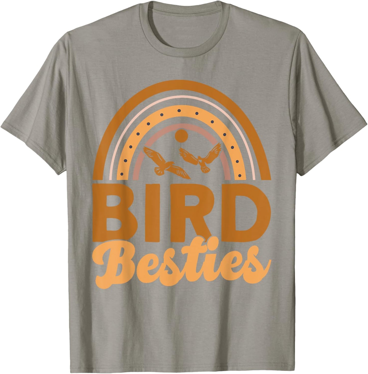 Bird Besties BFF Best Friends Bestie T-Shirt - T-Shirt | Sand