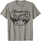 Yosemite National Park 1890 California Sierra Nevada T-Shirt - T-Shirt | Sand