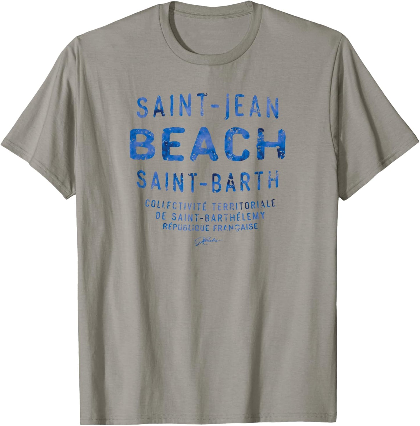 JCombs: Saint Barth, Saint-Jean Beach T-Shirt - T-Shirt | Sand