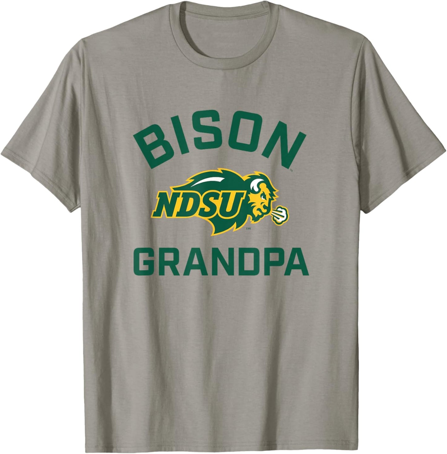 North Dakota State University NDSU Bison Arched Grandpa T-Shirt - T-Shirt | Sand