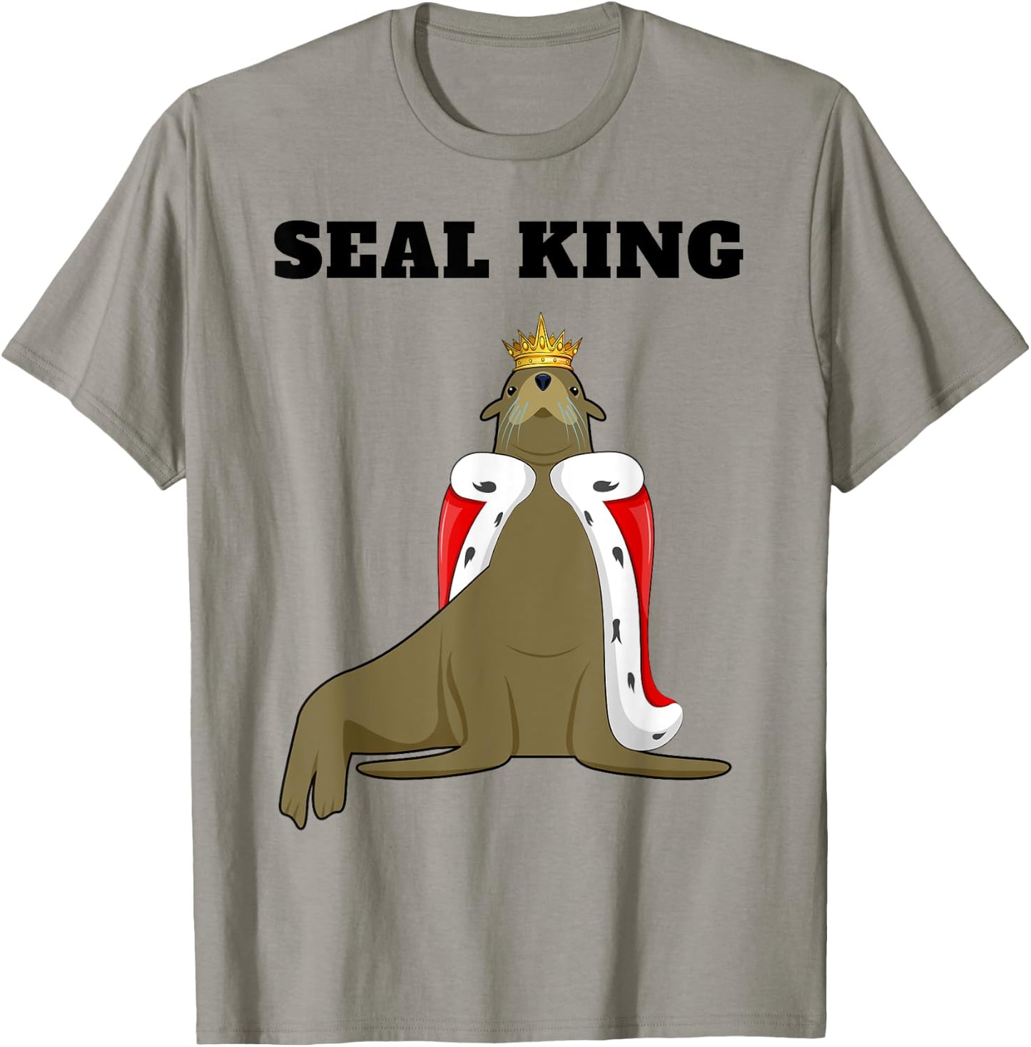 Seal King | Boys Seal Lover | Seal T-Shirt - T-Shirt | Sand