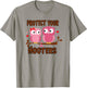 Breast Cancer Protect Hooters Support Awareness Women T-Shirt - T-Shirt | Sand