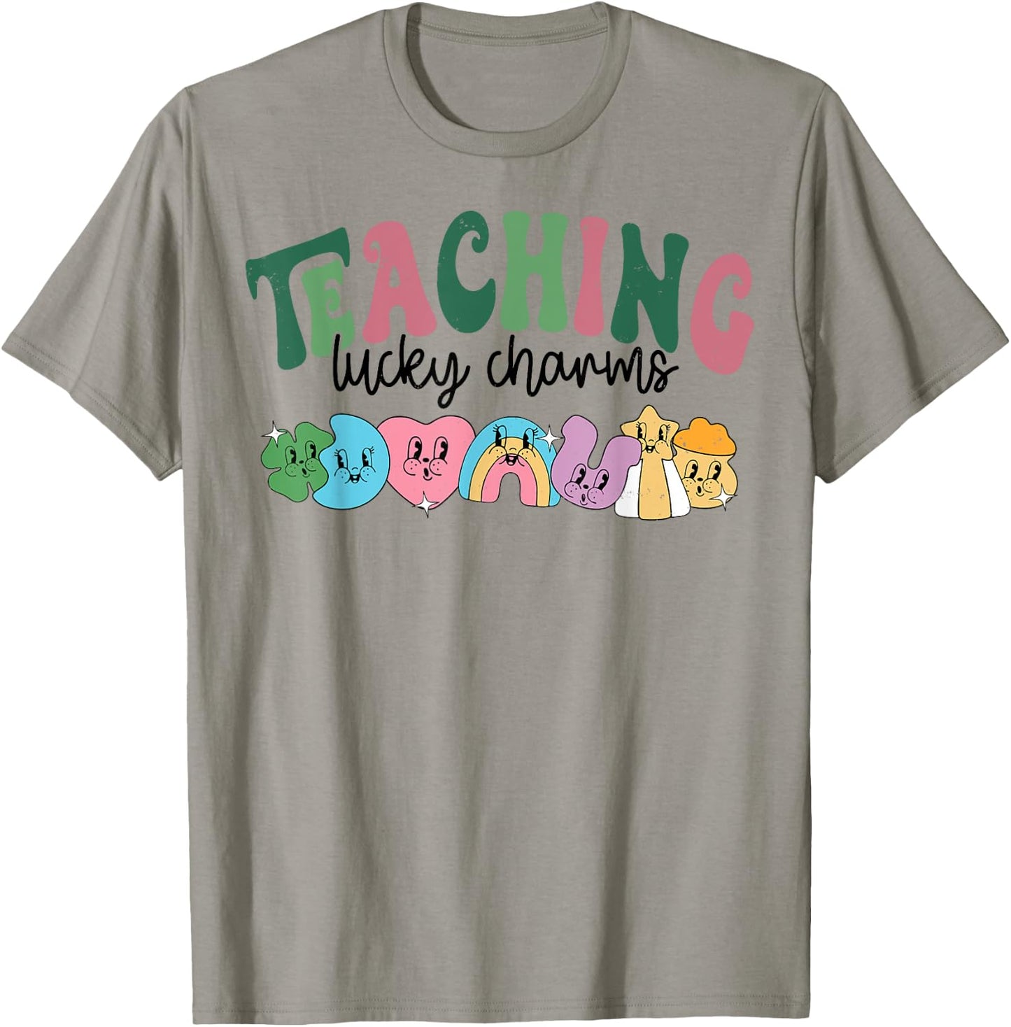 Teaching Lucky Charms St.Patrick's Day T-Shirt - T-Shirt | Sand