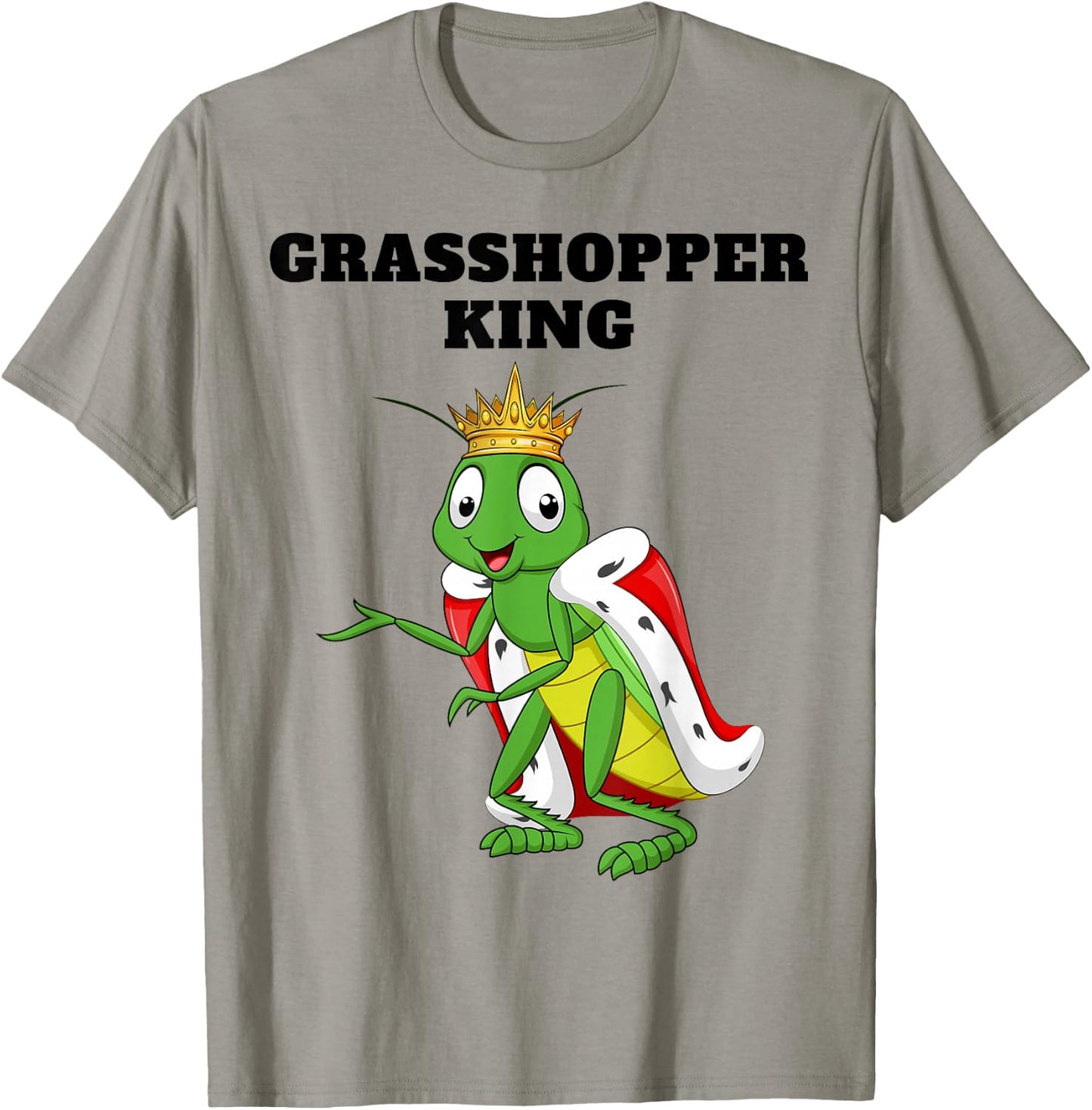 Grasshopper King Grasshopper Lover Design | Grasshopper T-Shirt - T-Shirt | Sand