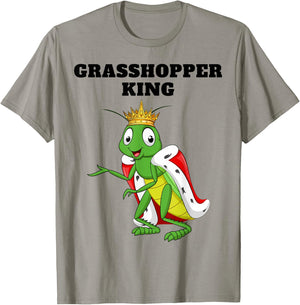 Grasshopper King Grasshopper Lover Design | Grasshopper T-Shirt - T-Shirt | Sand