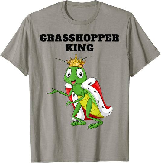 Grasshopper King Grasshopper Lover Design | Grasshopper T-Shirt - T-Shirt | Sand