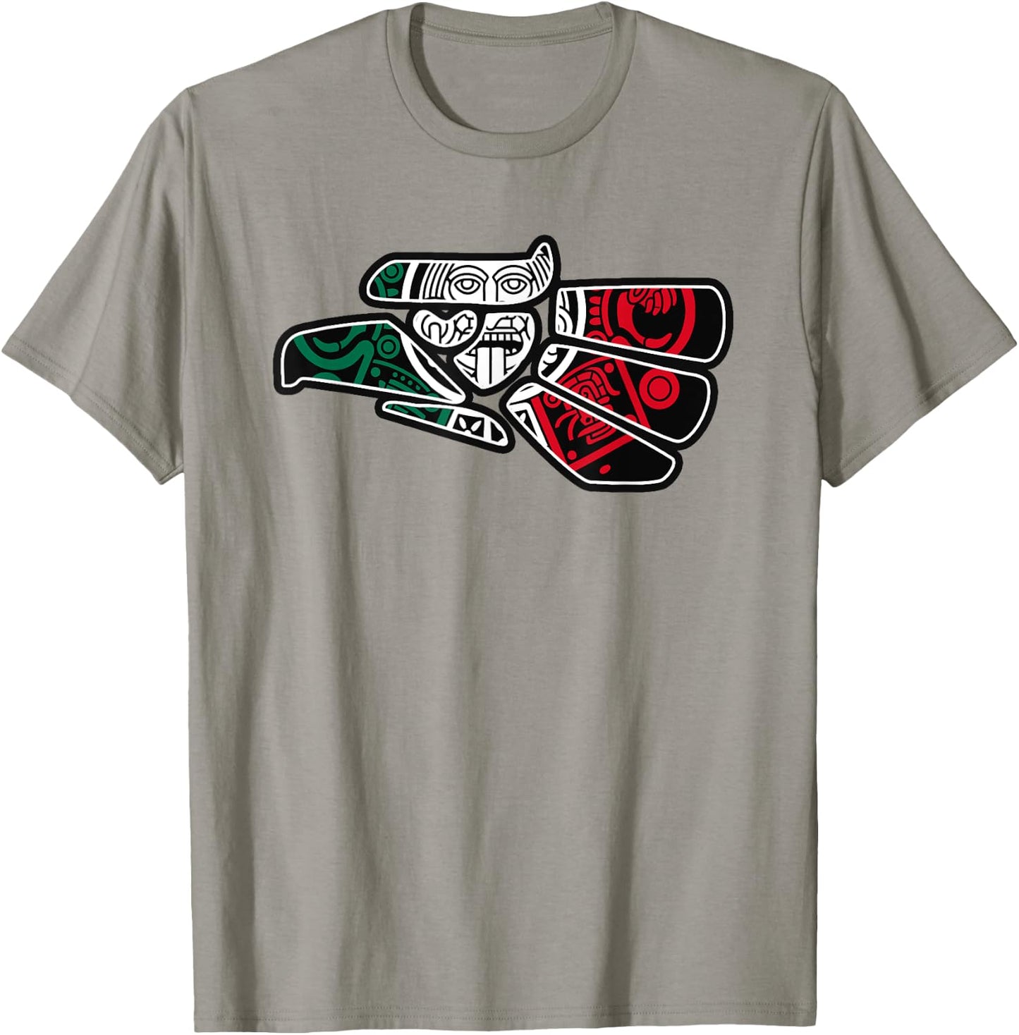 Hecho En Mexico Aztec Calendar Mexican Eagle T-Shirt - T-Shirt | Sand