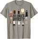 'Celebrate Diversity' Shirts for Ferret Lovers | Cute Ferret T-Shirt - T-Shirt | Sand