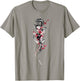 Cherry Blossom Japanese Dragon Asian Retro 80’s Style T-Shirt - T-Shirt | Sand