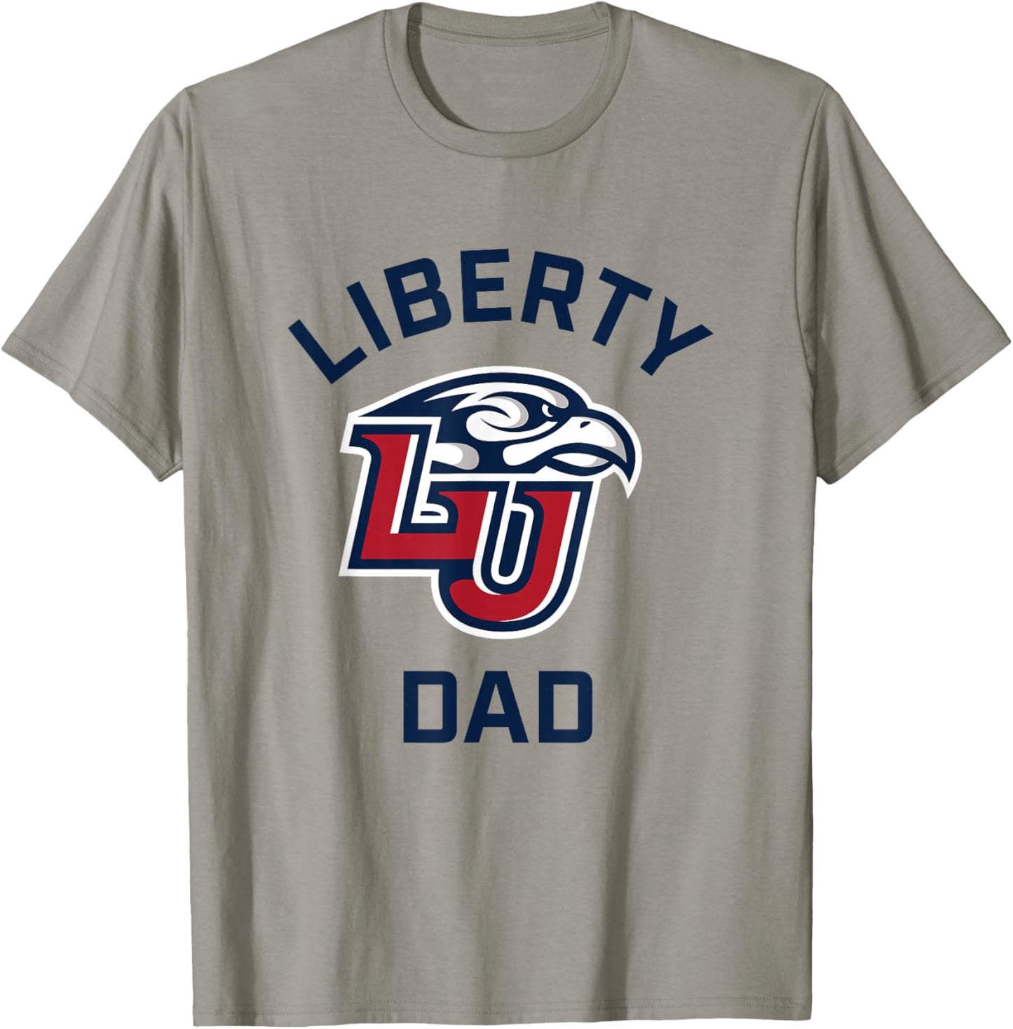 Liberty University Flames Arched Dad T-Shirt - T-Shirt | Sand