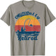 Ofishally Retired 2022 Vintage Funny Retirement Fishing T-Shirt - T-Shirt | Sand