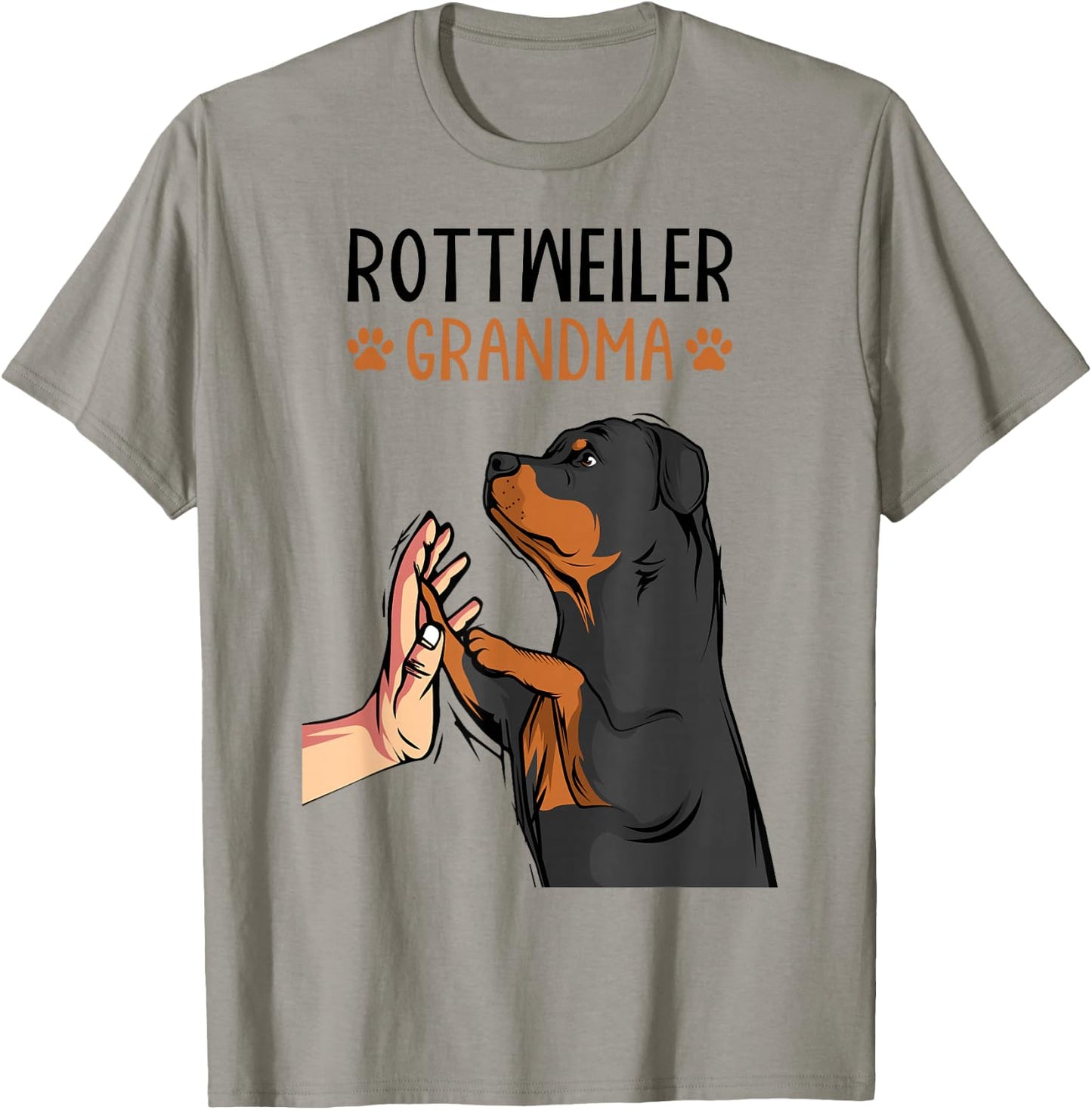Rottweiler Grandma Rottie Dog Mom Funny Mother´s Day T-Shirt - T-Shirt | Sand