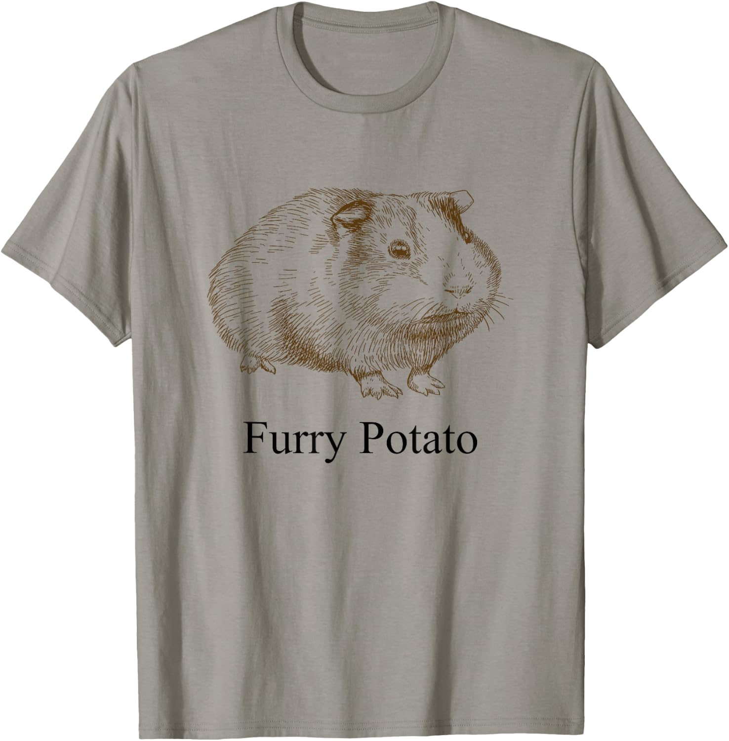 Furry Potato T-Shirt - T-Shirt | Sand
