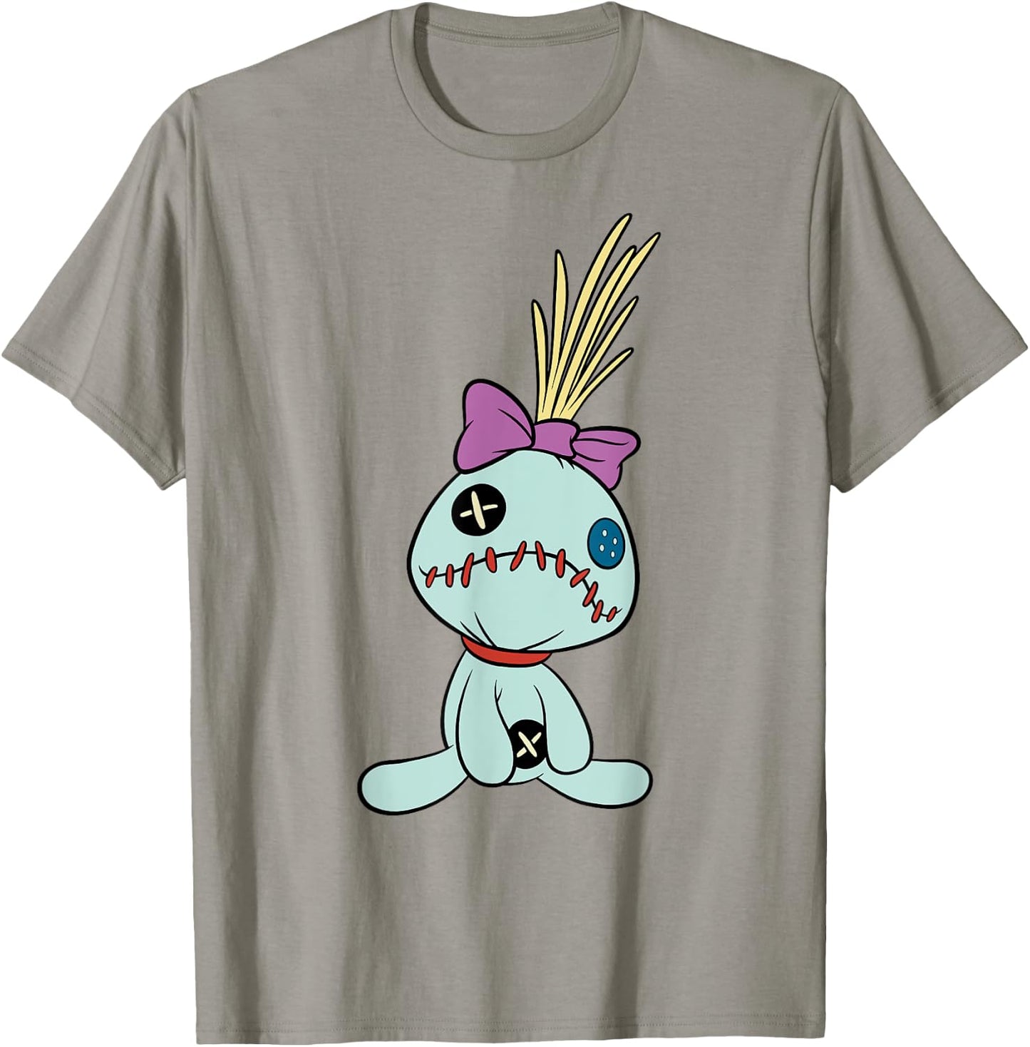 Disney Lilo & Stitch Cute Scrump Doll Big Chest Portrait T-Shirt - T-Shirt | Sand