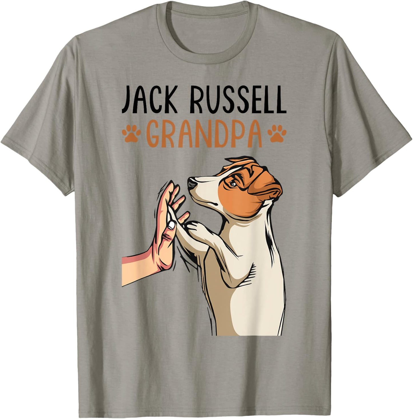 Jack Russell Terrier Grandpa Dog Grandpa Funny Men T-Shirt - T-Shirt | Sand