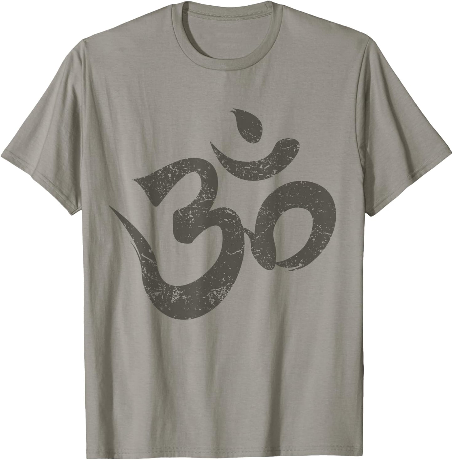 Vintage Om Meditation Spiritual Indian Yoga Symbol Om T-Shirt - T-Shirt | Sand