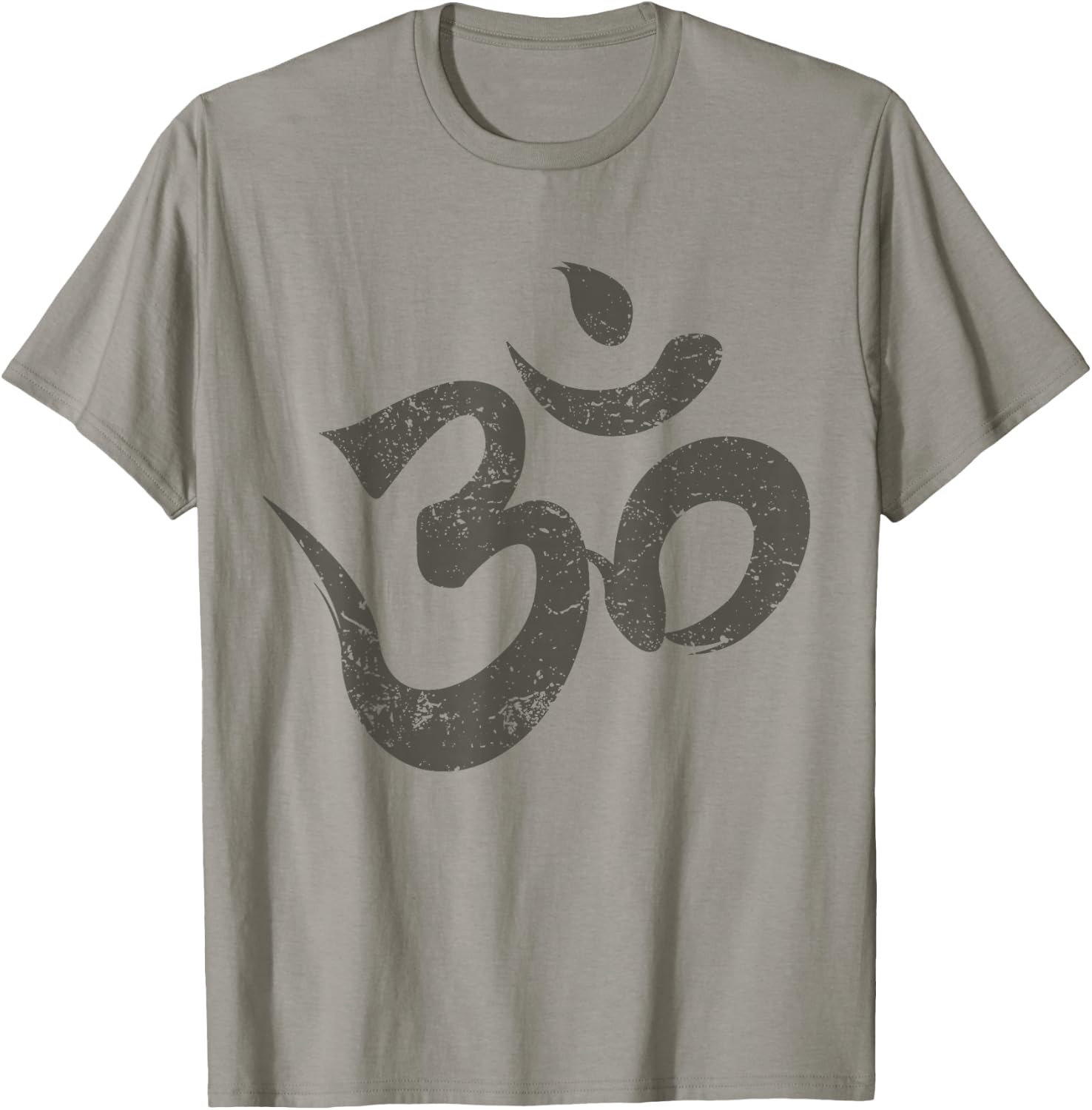 Vintage Om Meditation Spiritual Indian Yoga Symbol Om T-Shirt - T-Shirt | Sand
