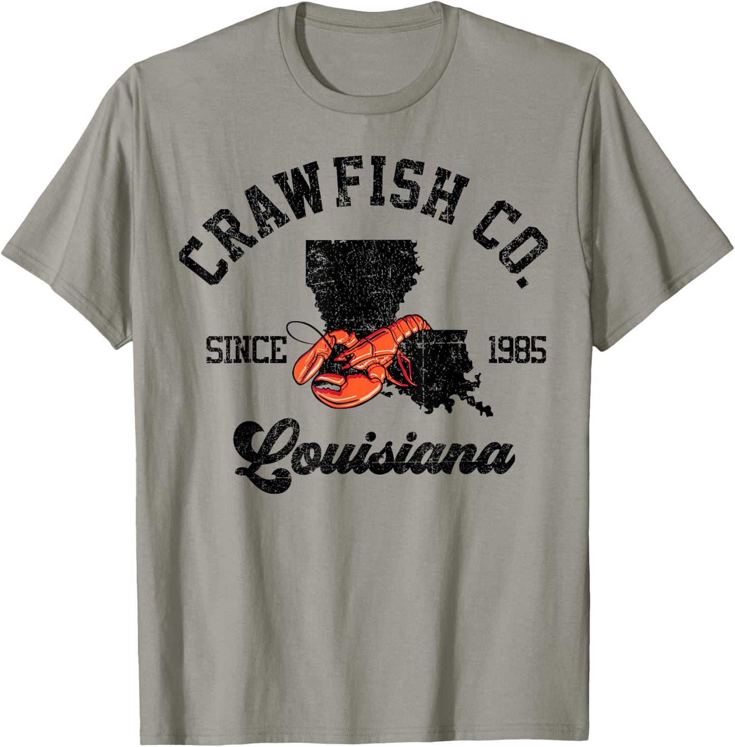 Crawfish Co Cajun Seafood Festival Vintage Cooking Gift T-Shirt - T-Shirt | Sand