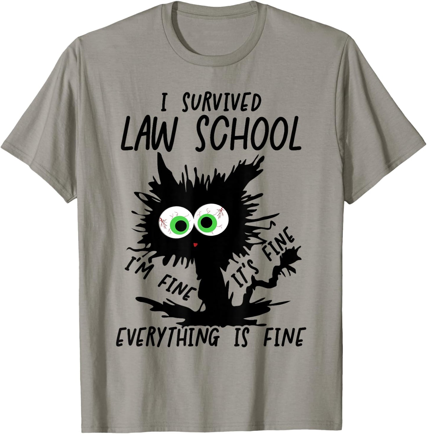 I Survived Law School Graduation 2025 2026 T-Shirt - T-Shirt | Sand