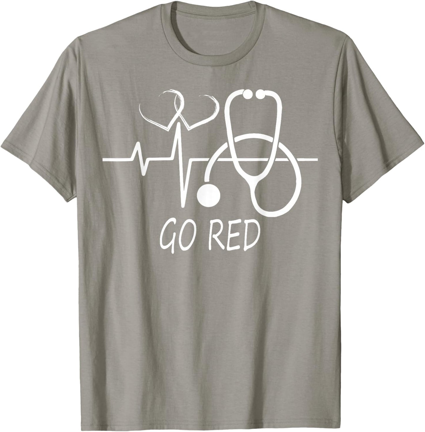 2026 February Heart Health Month American Heart Health T-Shirt - T-Shirt | Sand