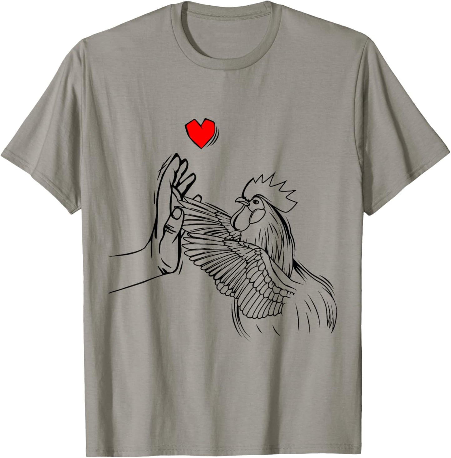 Chicken Love Women Farmer Girls Kids T-Shirt - T-Shirt | Sand