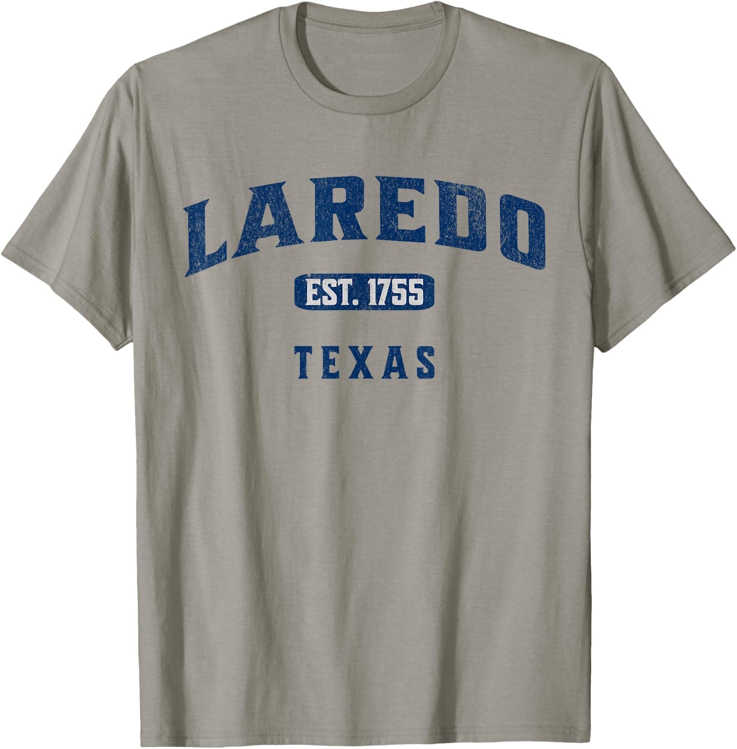 Vintage Athletic Souvenir Visit Laredo Texas T-Shirt - T-Shirt | Sand