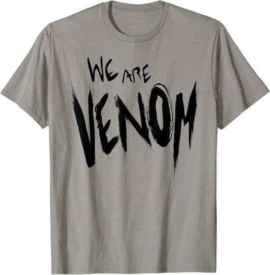 Marvel We Are Venom Large Text T-Shirt - T-Shirt | Sand