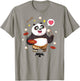Kung Fu Panda 4 Cute Chibi Po Eating Dumplings T-Shirt - T-Shirt | Sand