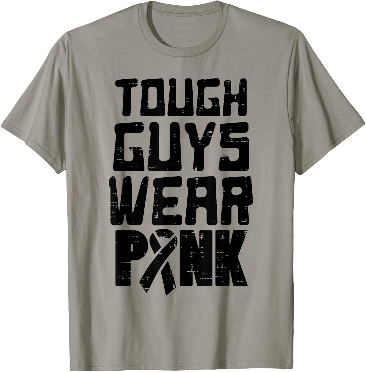Breast Cancer Awareness Wear Pink Guys Men Boys Kids Teens T-Shirt - T-Shirt | Sand