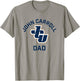 John Carroll University Blue Streaks Arched Dad T-Shirt - T-Shirt | Sand