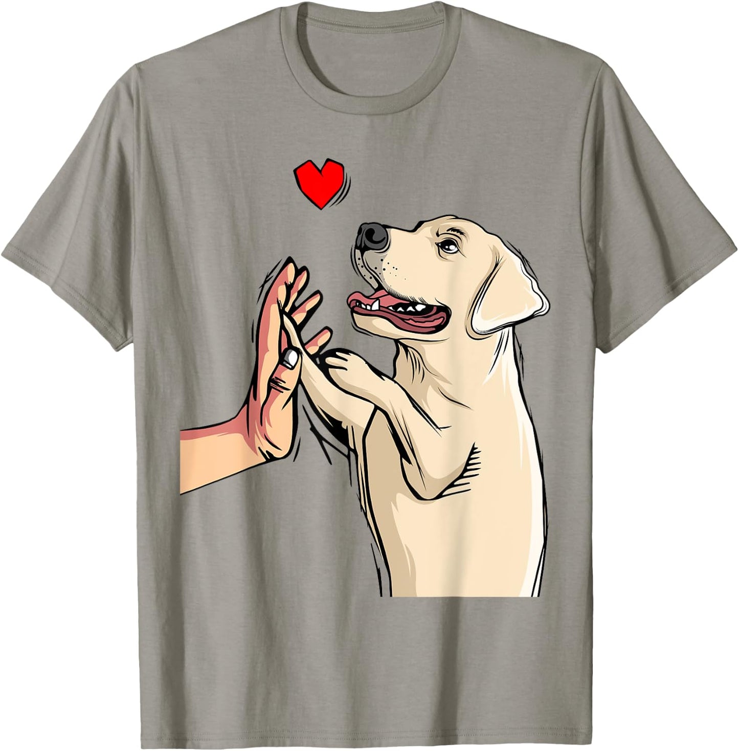 Labrador Retriever Love Golden Black Lab Mom Dad T-Shirt - T-Shirt | Sand