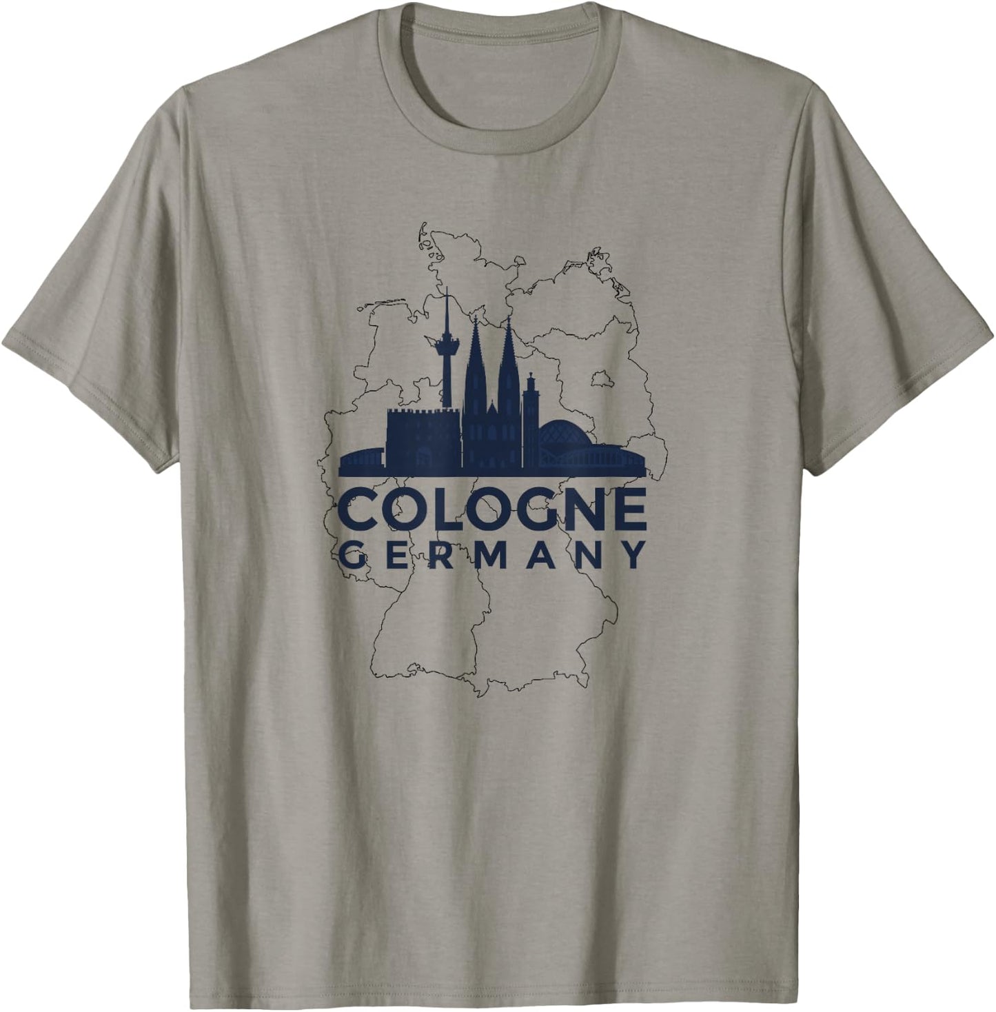 Cologne Germany, Cologne, German T-Shirt - T-Shirt | Sand