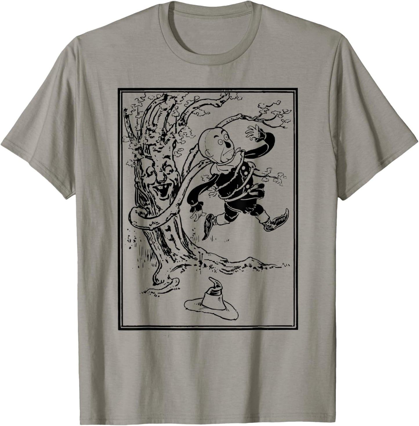 Emerald City Land of OZ Brick Road Wizard of OZ Scarecrow T-Shirt - T-Shirt | Sand