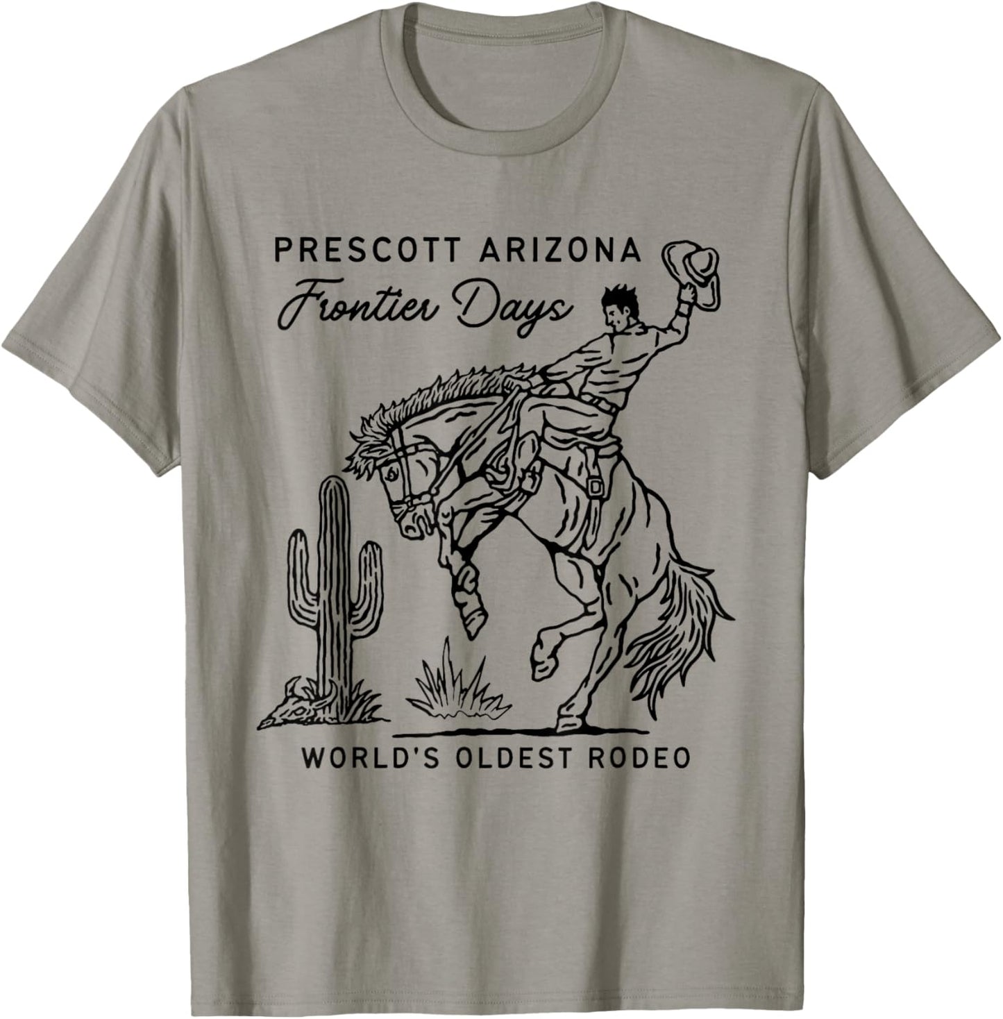 Prescott Arizona Frontier Days World's Oldest Rodeo T-Shirt - T-Shirt | Sand