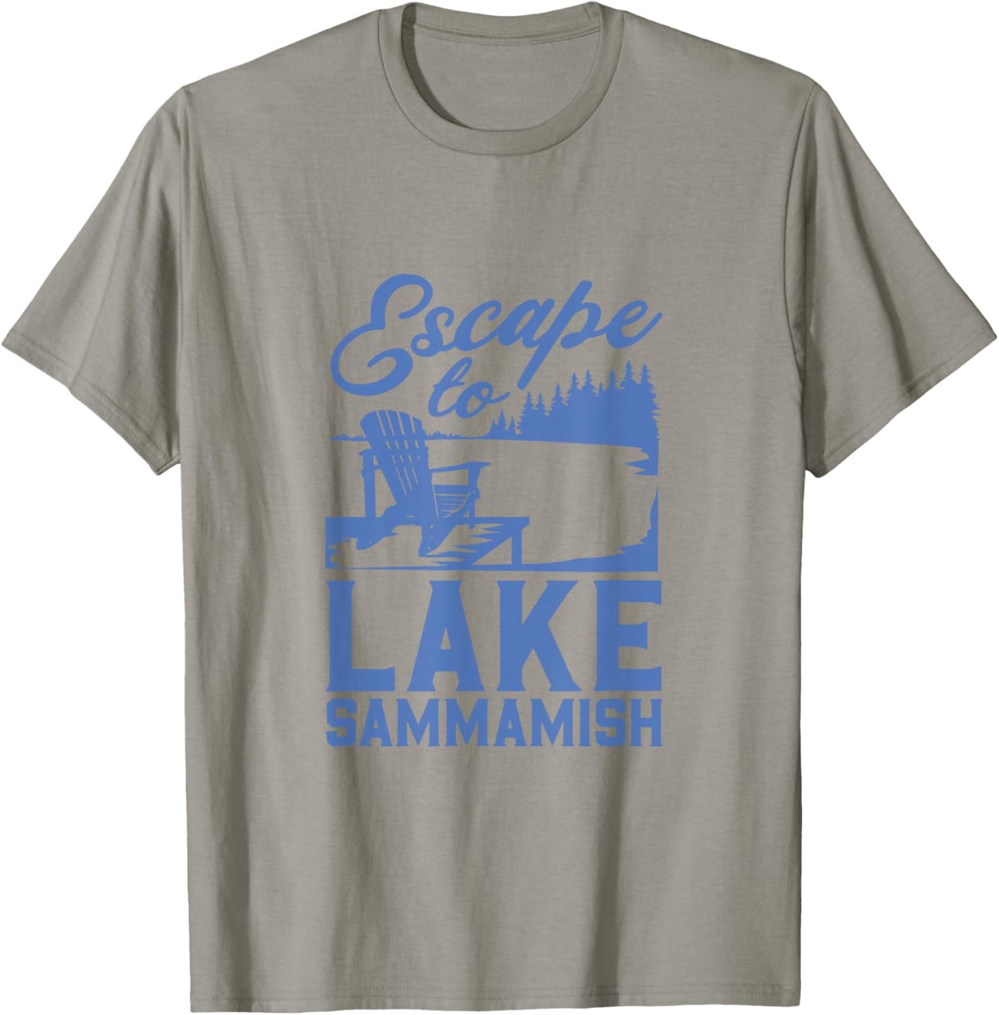 Escape to Lake Sammamish T-Shirt - T-Shirt | Sand