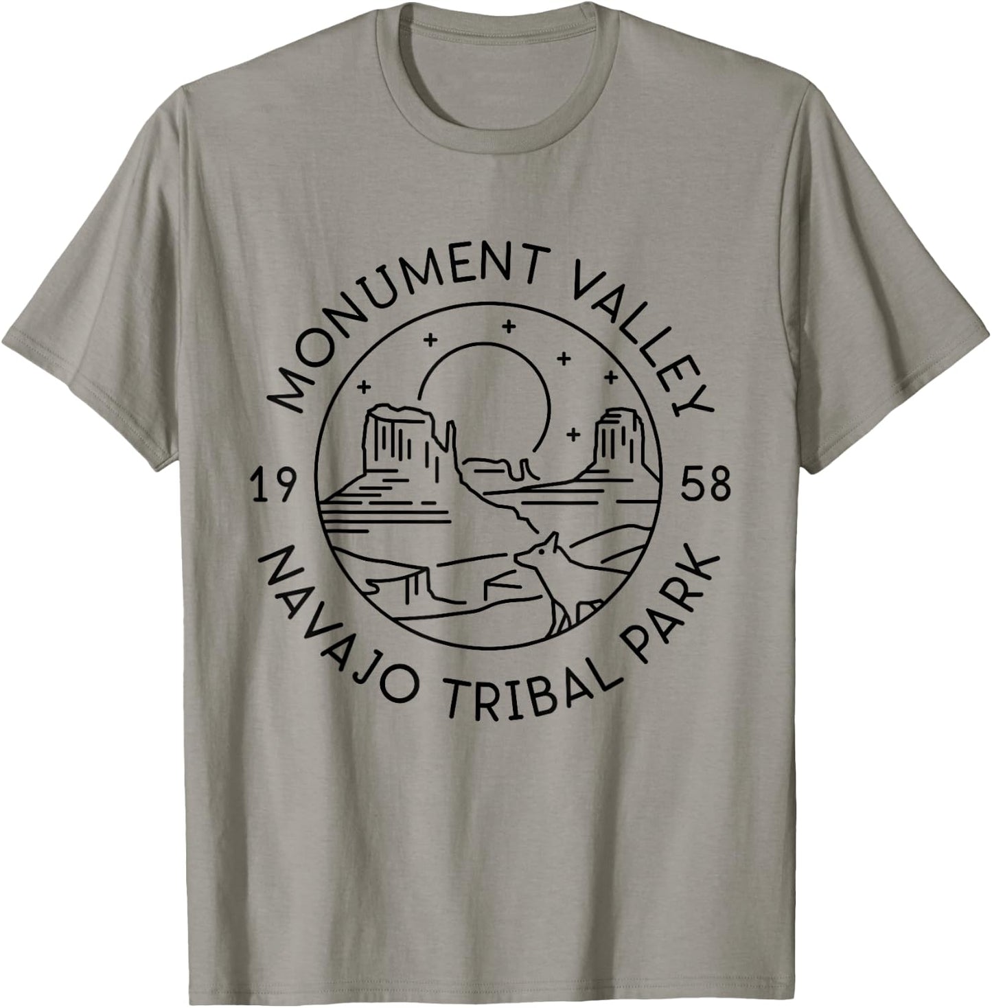 Monument Valley Navajo Tribal Park 1958 Arizona Utah T-Shirt - T-Shirt | Sand