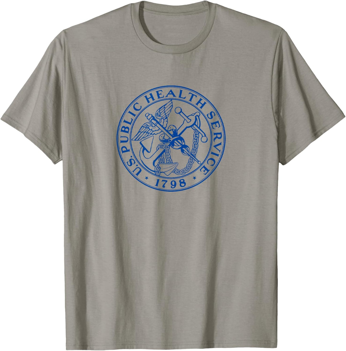 Federal PHS Shirts & Gifts US Public Health Service , Men's Grey Classic Fit Short Sleeve , Small T-Shirt - T-Shirt | Sand
