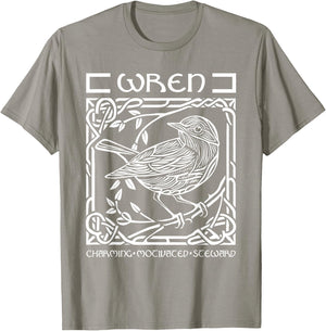 St Patricks Day Celtic Knot Zodiac Wren June 10 - July 7 T-Shirt - T-Shirt | Sand