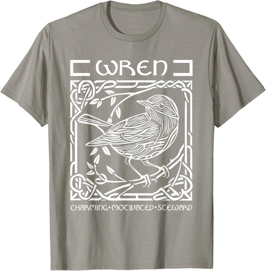 St Patricks Day Celtic Knot Zodiac Wren June 10 - July 7 T-Shirt - T-Shirt | Sand