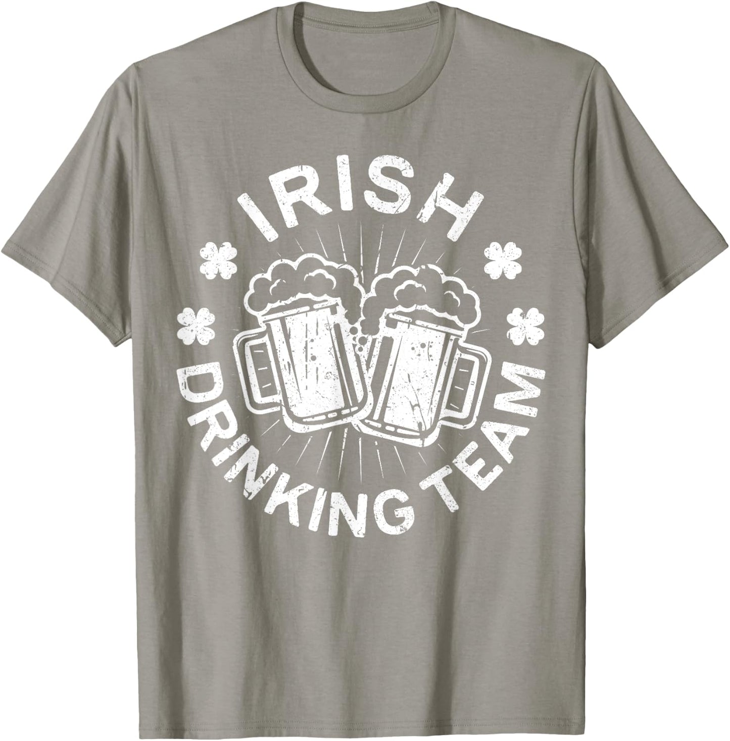 Irish Drinking Team Shirt Funny Men Women St Patricks Day T-Shirt - T-Shirt | Sand