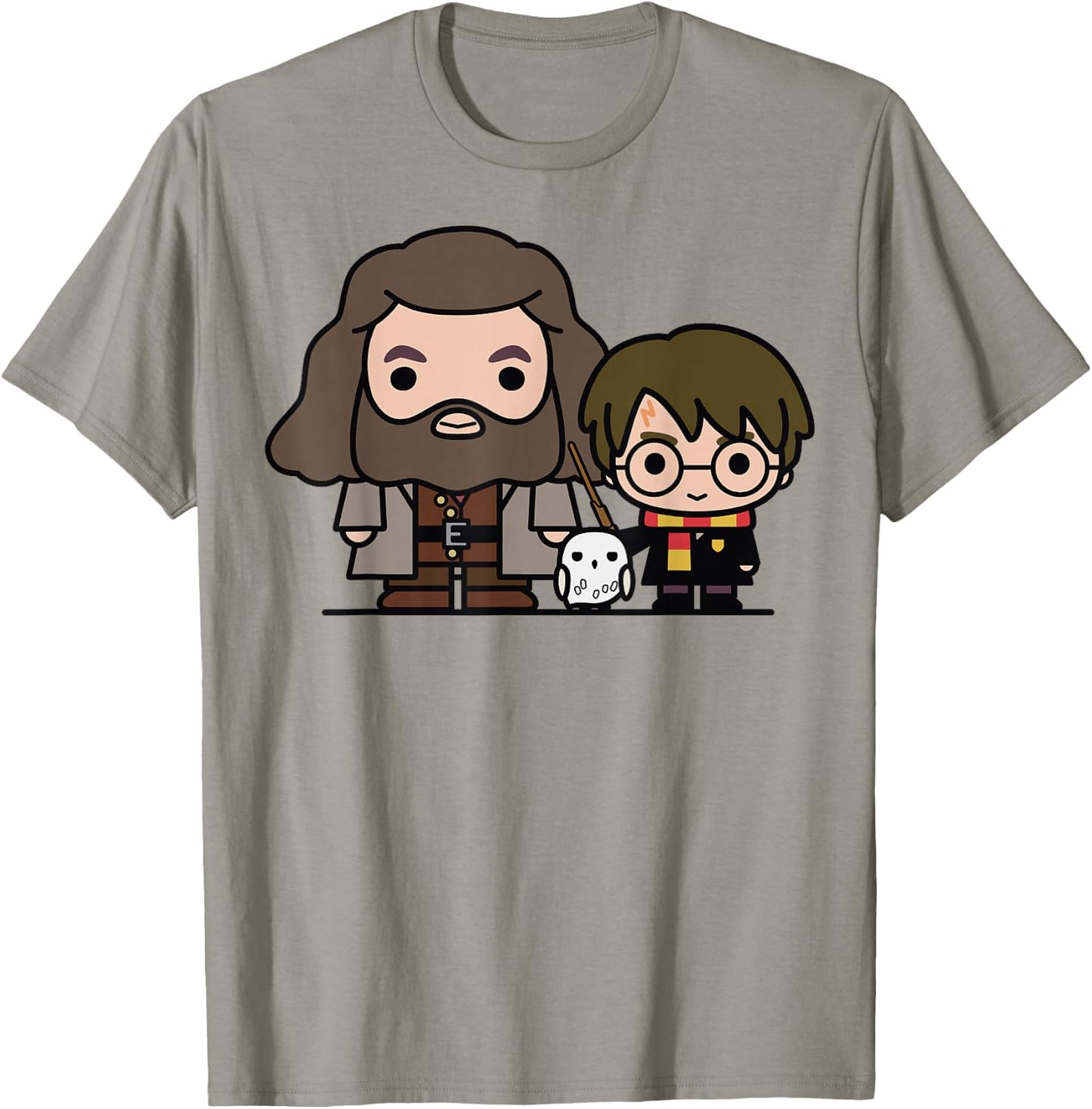 Harry Potter Hagrid Hedwig And Harry Cute Cartoon T-Shirt - T-Shirt | Sand