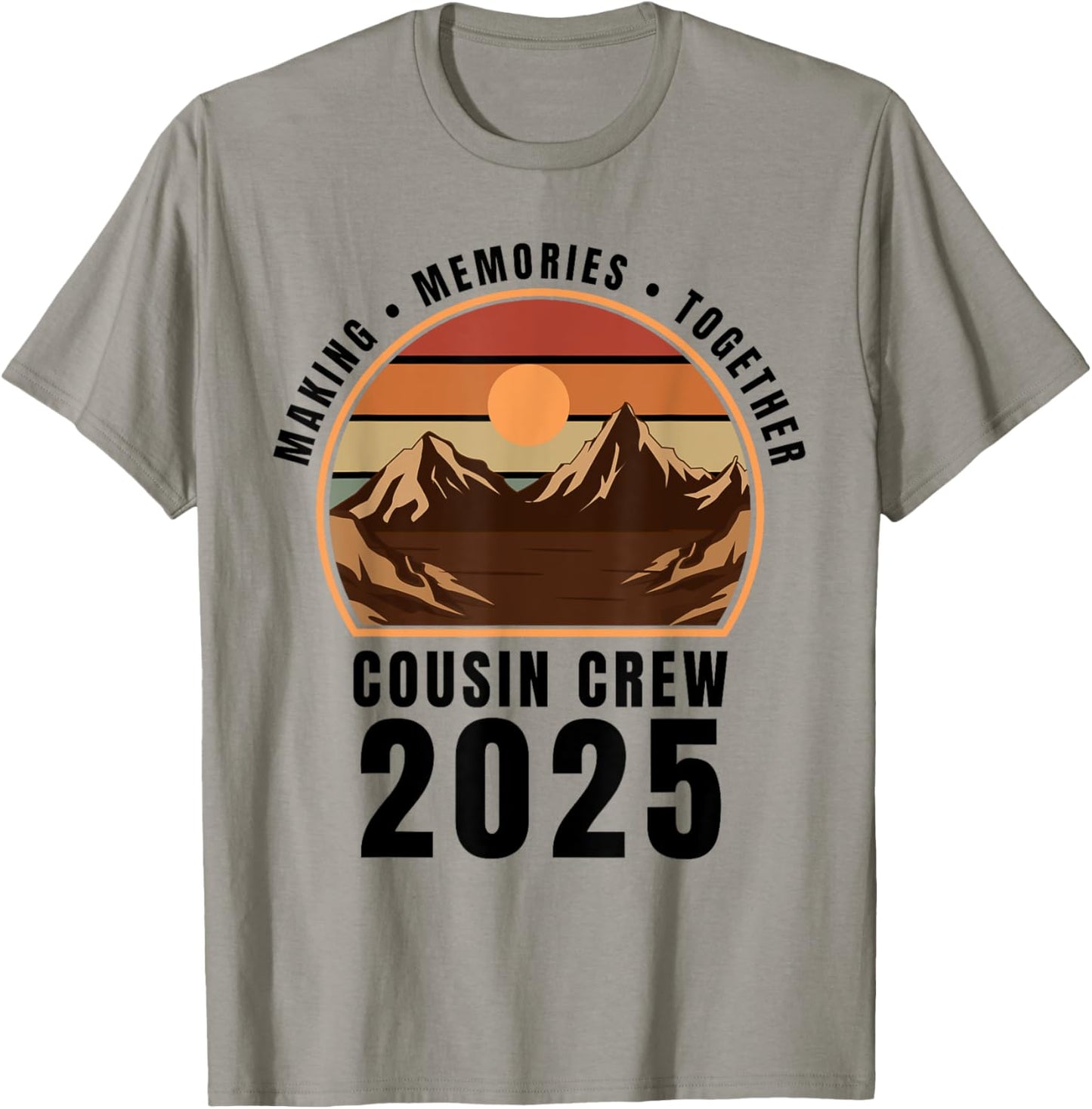 Cousin Crew Camp Family Camping Trip Matching Camper 2025 T-Shirt - T-Shirt | Sand