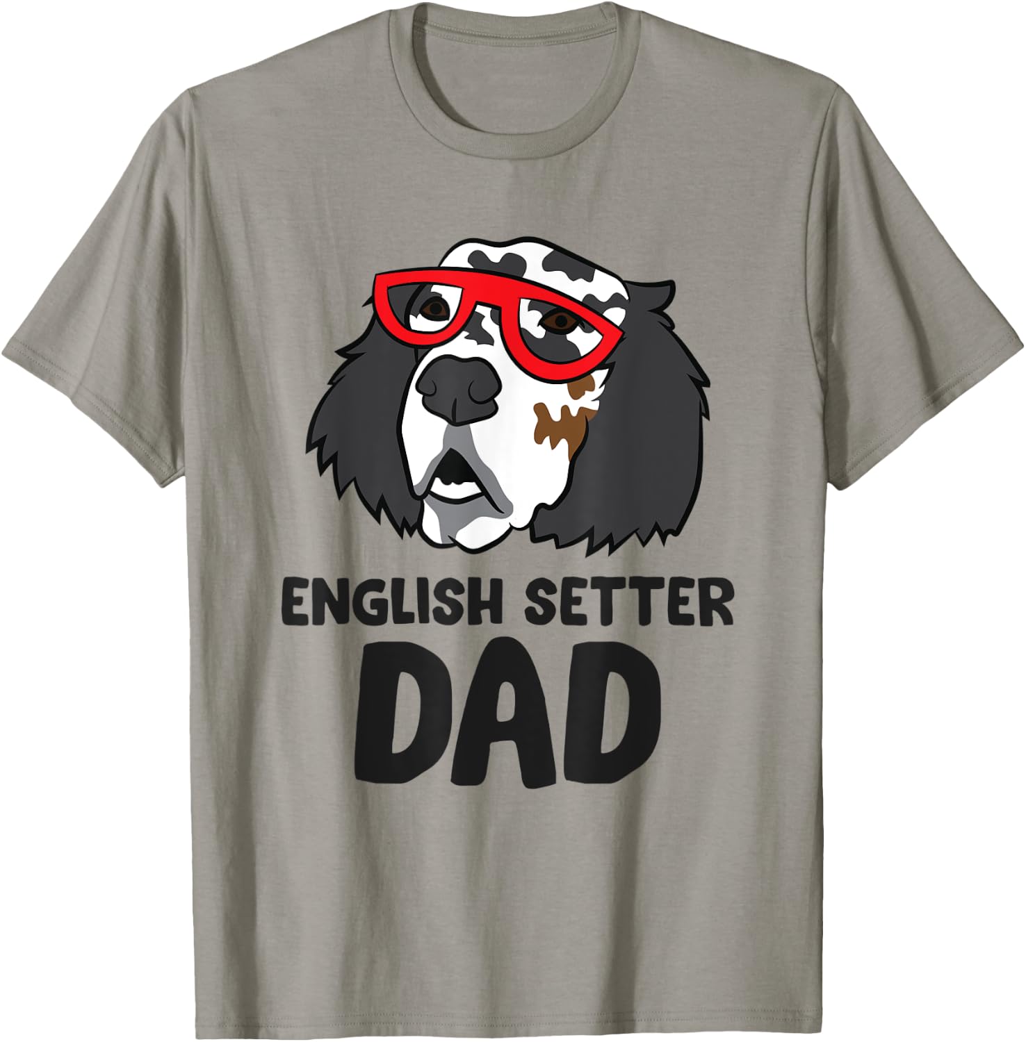 English Setter Dad Love English Setter T-Shirt - T-Shirt | Sand