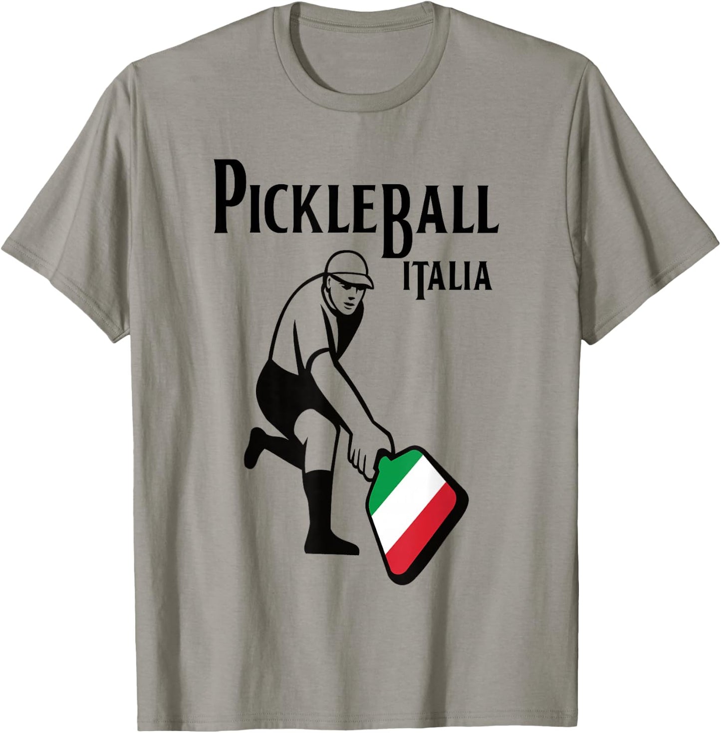 Pickleball Italia Italy Retro Vintage Design T-Shirt - T-Shirt | Sand