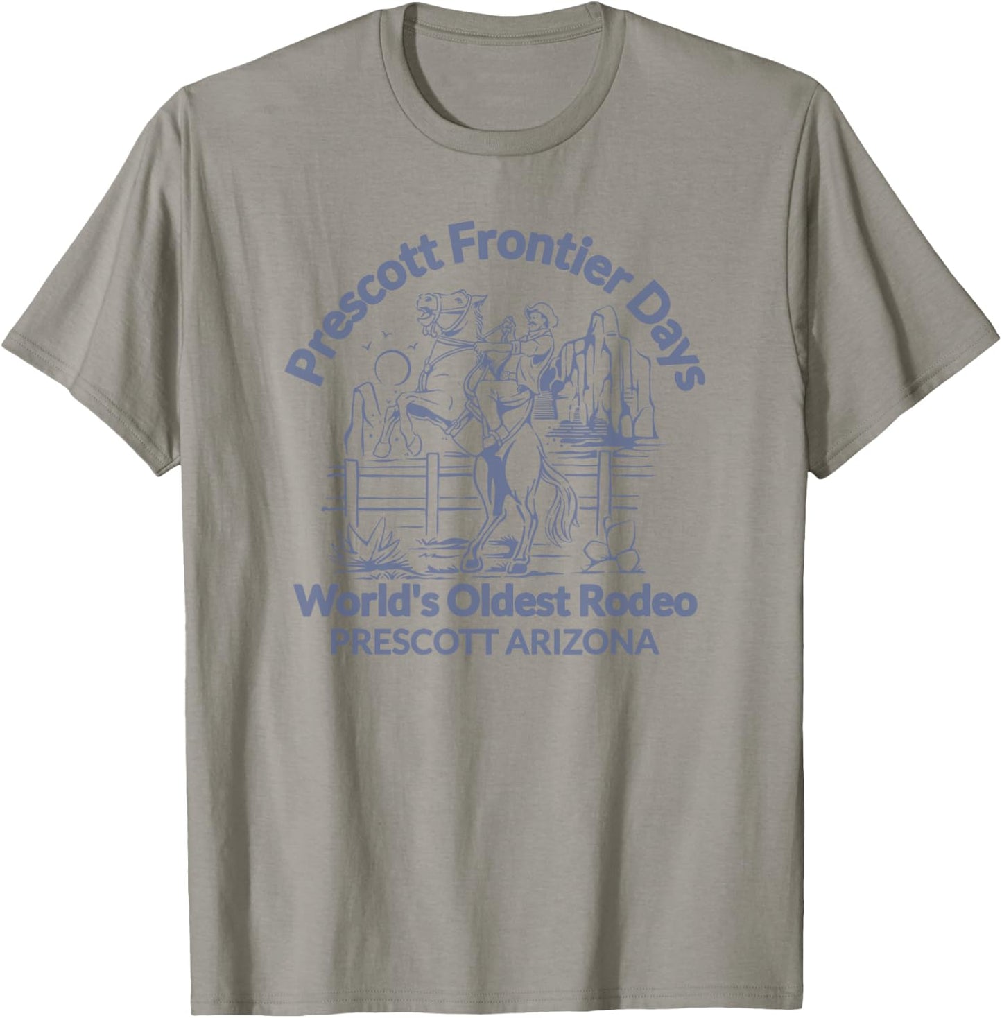 World's Oldest Rodeo AZ Prescott Arizona Frontier Days T-Shirt - T-Shirt | Sand
