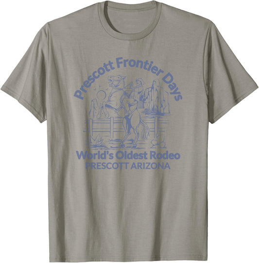 World's Oldest Rodeo AZ Prescott Arizona Frontier Days T-Shirt - T-Shirt | Sand